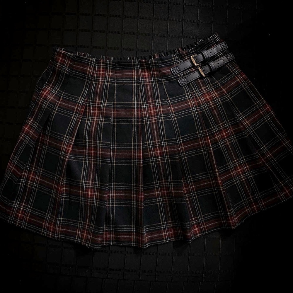 Medium, Plaid mini skirt